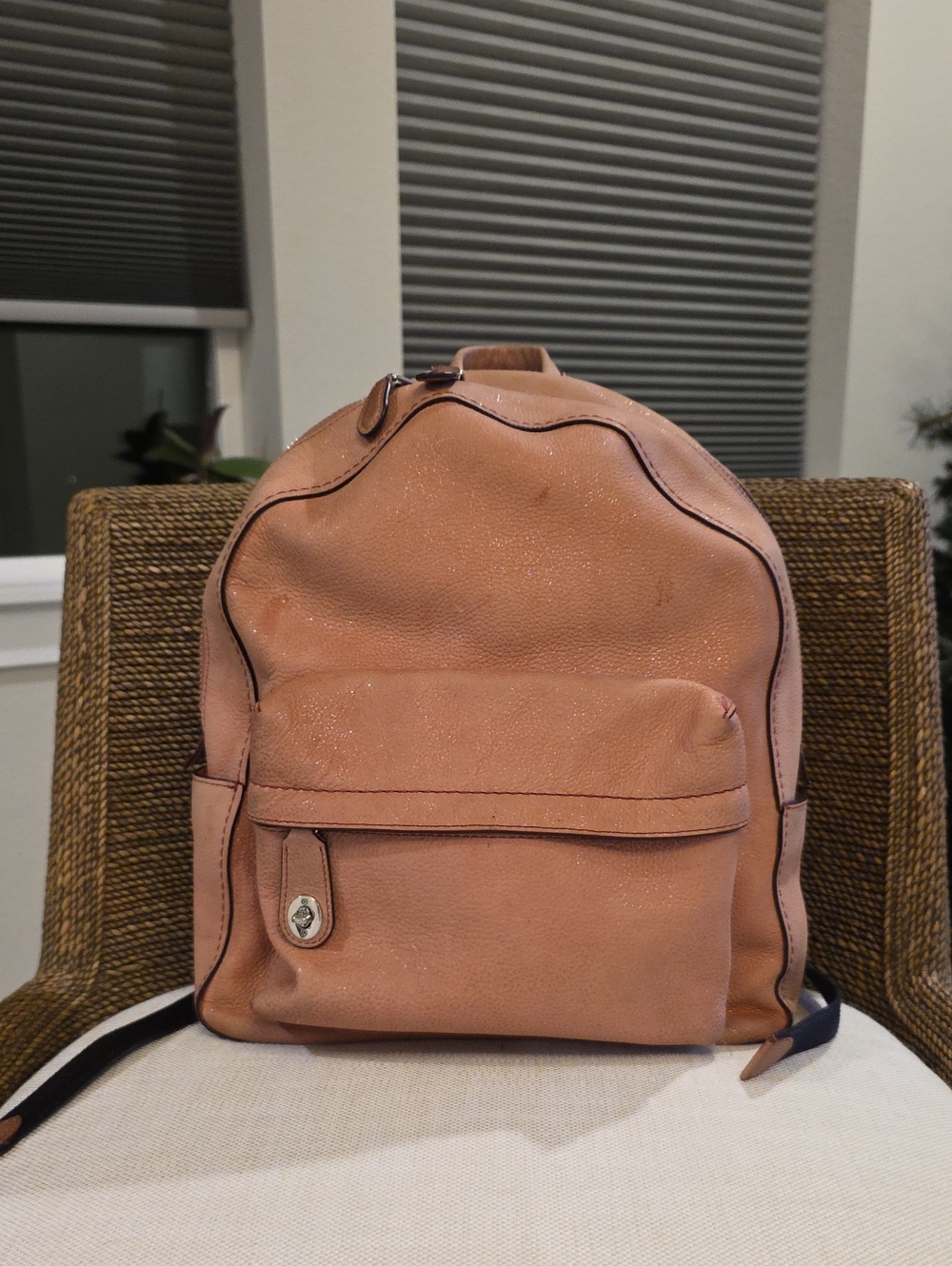 Coach - Rose Pink Tan Backpack - Classic Everyday Bag
